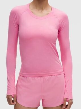 Lululemon Swiftly Tech Long Sleeve 2.0 *Race Candy Cloud